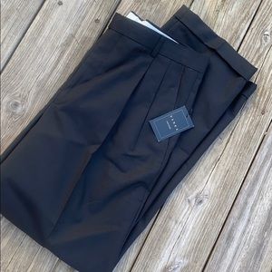 Vinci Couture Black Pleated Dress Pants 36/32